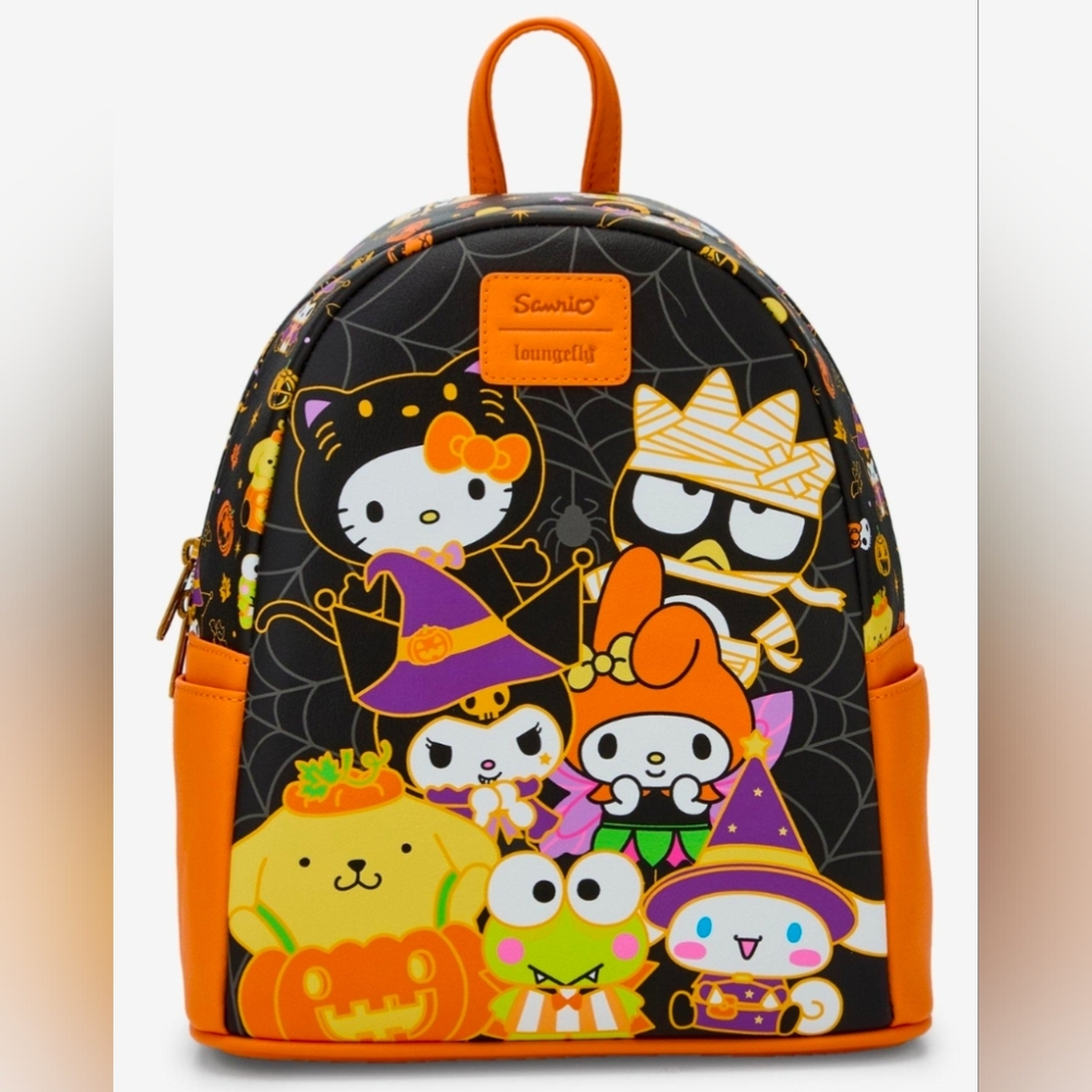 Loungefly Halloween Hello Kitty & Friends Mini Backpack New With Tags!
